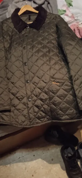 Chaqueta Barbour Hombre Verde Marrón