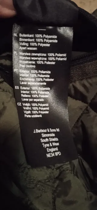 Chaqueta Barbour Hombre Verde Marrón