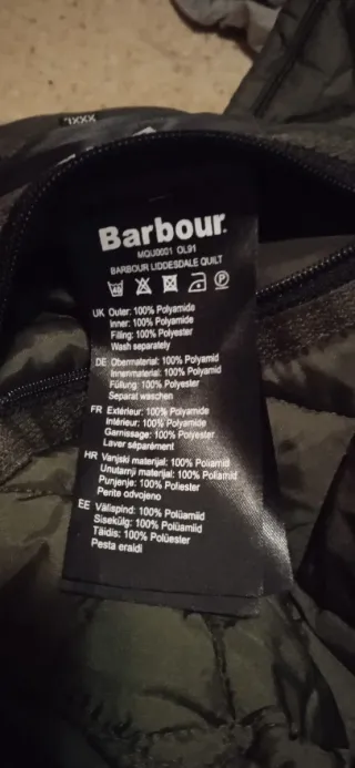 Chaqueta Barbour Hombre Verde Marrón