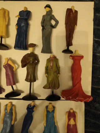 Lote maniquíes moda vintage