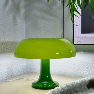 Lámpara de mesa vintage verde