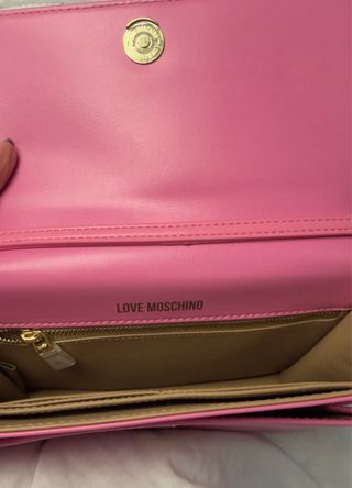 Bolso Love Moschino Rosa