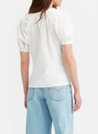 Blusa Levi's Marta Raglan Algodón Blanca