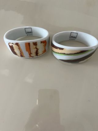 Coppia portatovaglioli Thun nuovi