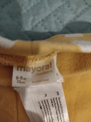 Pantalón Mayoral 6-9 meses lunares