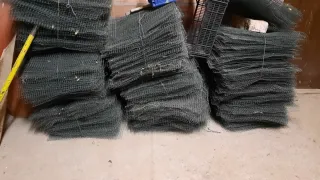 Malla metálica para proteger árboles