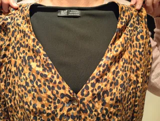 Vestido Zara Estampado Leopardo