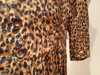 Vestido Zara Estampado Leopardo