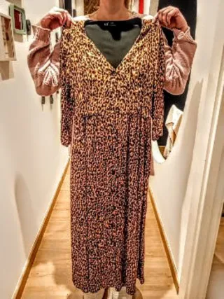 Vestido Zara Estampado Leopardo