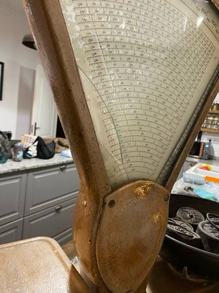 Báscula antigua Berkel Patent Bruselas