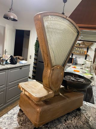 Báscula antigua Berkel Patent Bruselas