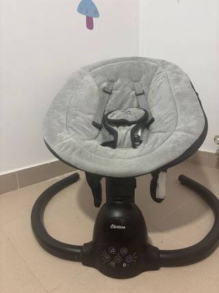 Mecedora/Hamaca Eléctrica Bebé Gris