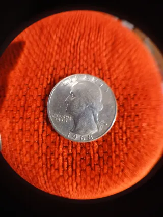 4 Monedas 1/4 Dólar USA (1967-1970)