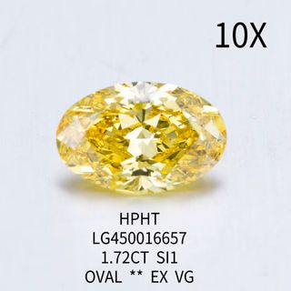 Diamante Amarillo Pera 3.07ct VS1 VG VG