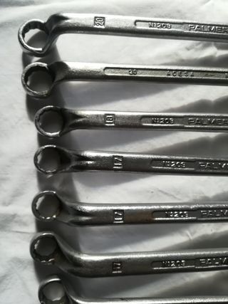 Juego 11 llaves acodadas