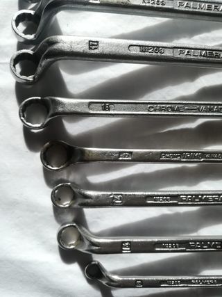 Juego 11 llaves acodadas