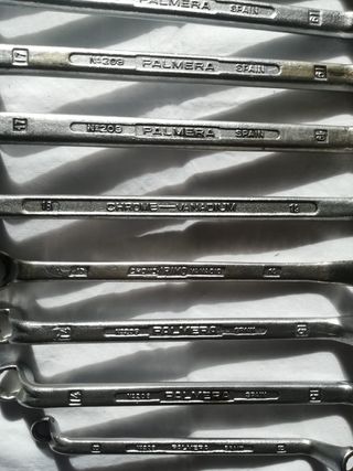 Juego 11 llaves acodadas