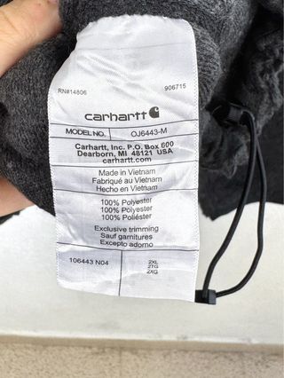 Forro Polar Carhartt Quarter Zip Oversize Retro