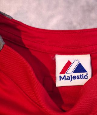 Camiseta Majestic Hombre Roja Ref-41300