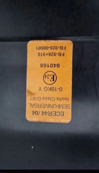 Silla coche Isofix niños