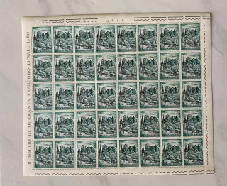 San Marino Francobolli 1962 - Foglio 40 pezzi