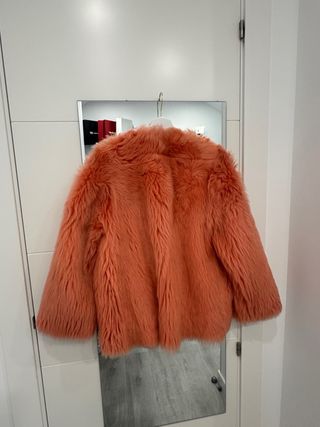 Chaquetón reversible Uterqüe piel y pelo