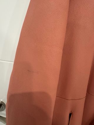 Chaquetón reversible Uterqüe piel y pelo