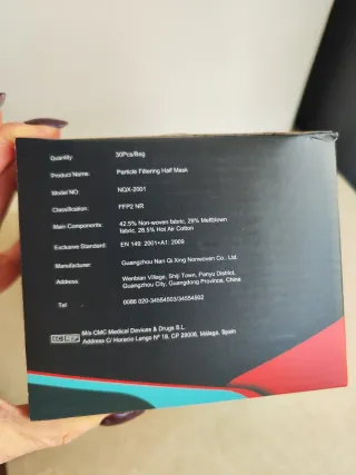 Mascherine FFP2 HUHETA NQX-2001 (30pz)