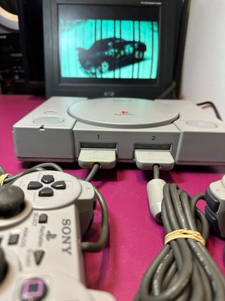 Consola Sony PS1 Gris + 2 Mandos