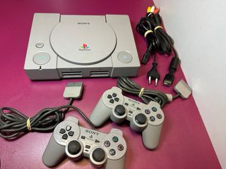 Consola Sony PS1 Gris + 2 Mandos