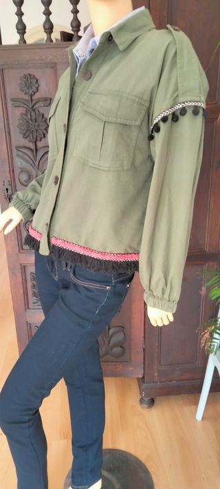 Cazadora Zara Étnica Talla S GRANDE