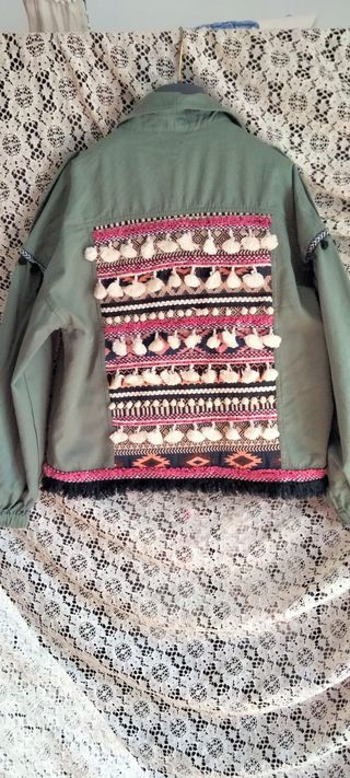 Cazadora Zara Étnica Talla S GRANDE