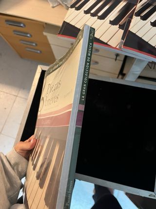 3 Libros Piano: Mozart, Beethoven, Piezas Breves