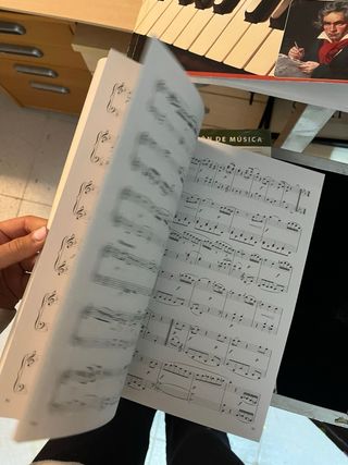 3 Libros Piano: Mozart, Beethoven, Piezas Breves