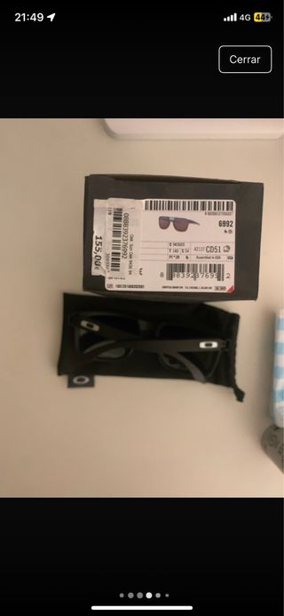 Gafas de sol Oakley negras originales