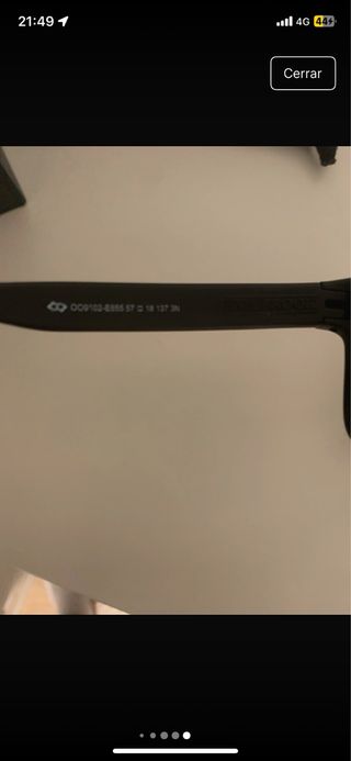 Gafas de sol Oakley negras originales
