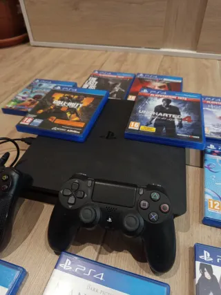 Ps4 1TB + juegos y 3 mandos