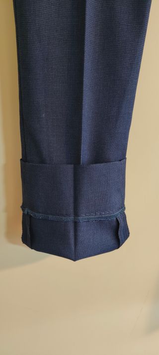 Traje de chaqueta azul hombre ideal orlas