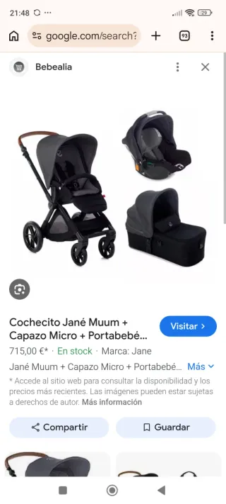 Set passeggino Jané Muum in vendita
