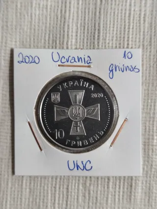 Ucrania 2020 3 monedas conmemorativas 10 grivnas