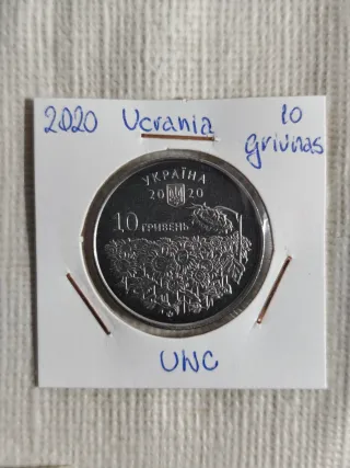 Ucrania 2020 3 monedas conmemorativas 10 grivnas