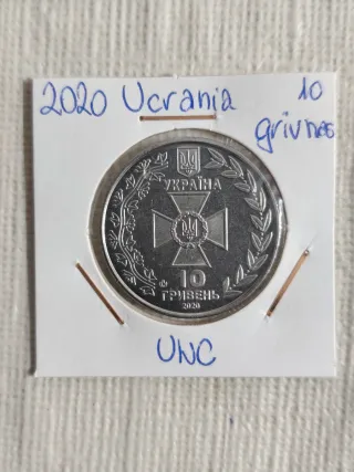 Ucrania 2020 3 monedas conmemorativas 10 grivnas
