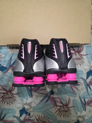 Nike Shox R4 Argento e Rosa Tg 38.5