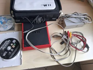 Mega Lotto Wii Mini Rossa + 10 Giochi (Resort SIGI