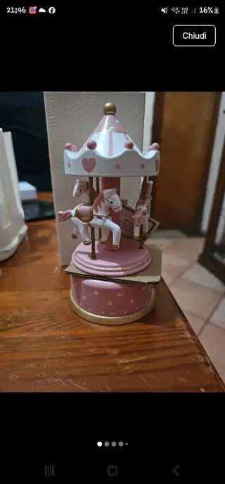 Carillon bimba cavallini rosa