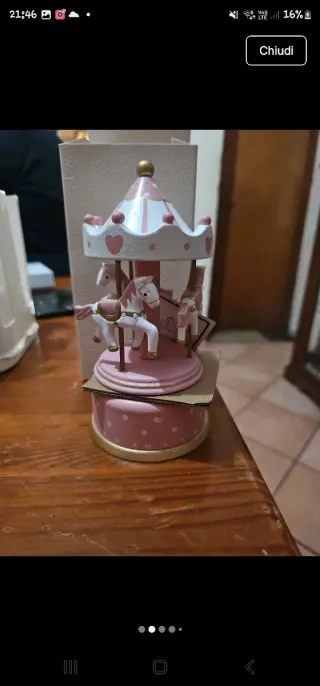 Carillon bimba cavallini rosa