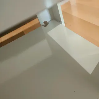 Mesa centro elevable blanca