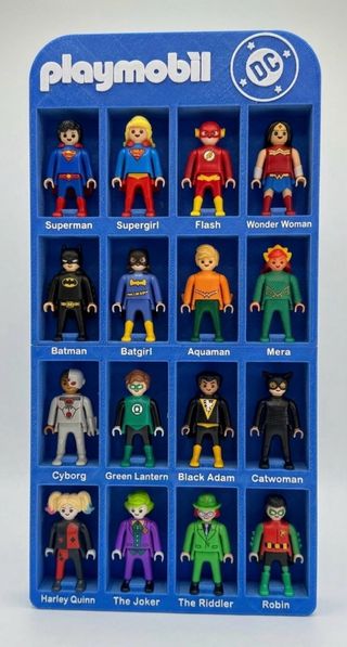 Espositore Playmobil DC kinder sorpresa