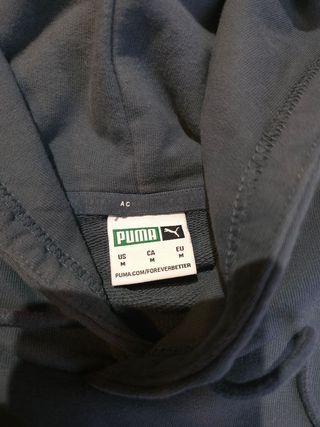 Sudadera Puma Manga Corta Verde M Ref-12500