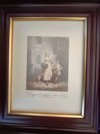 Coleccion completa 13 cuadros ingleses antiguos